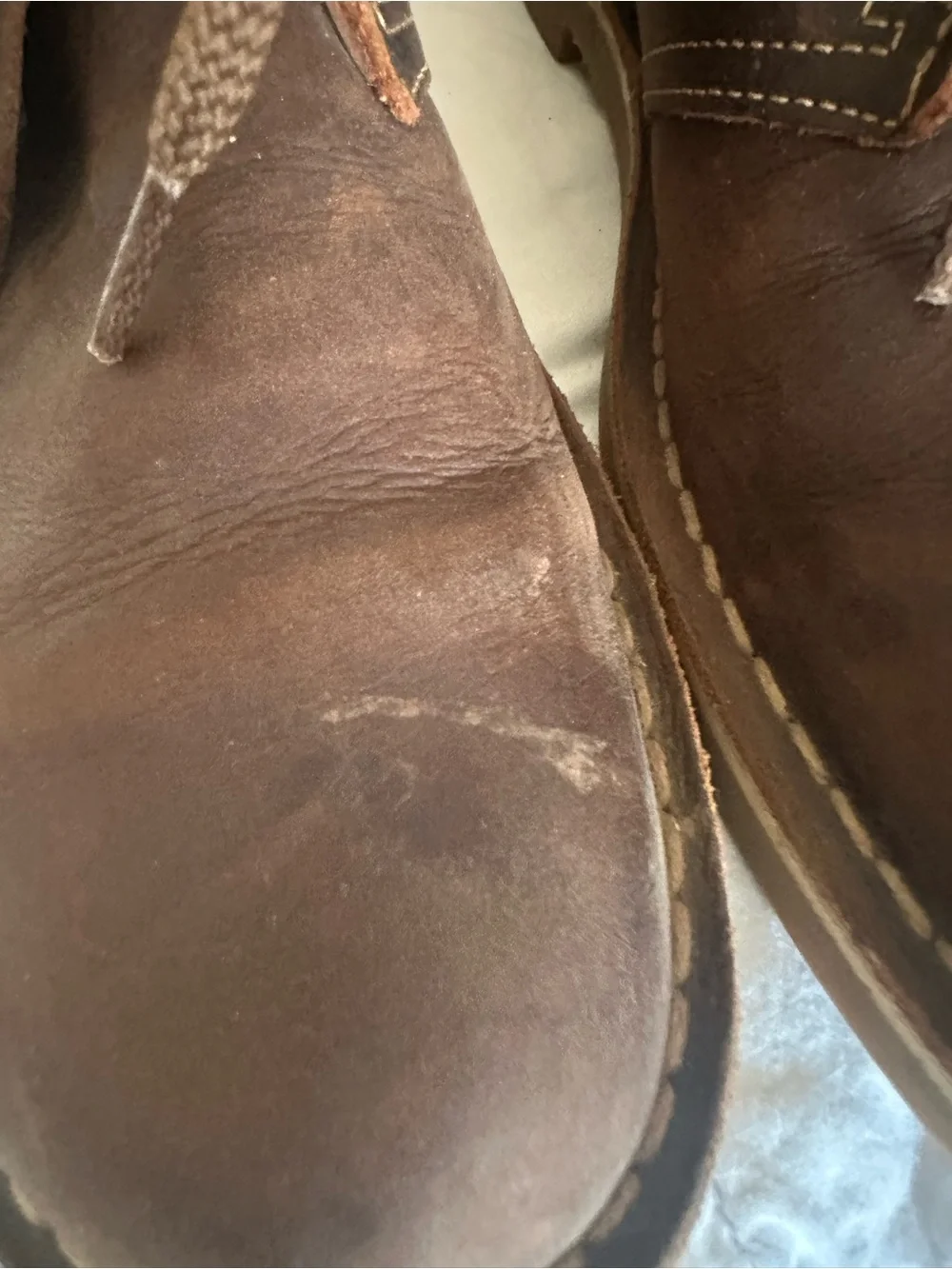 Clarks Brown Leather Chukka Boots with Tan Laces